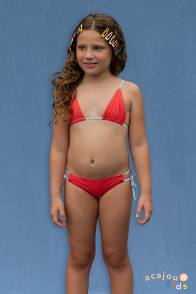 Calcinha Biquíni Cortininha Kids